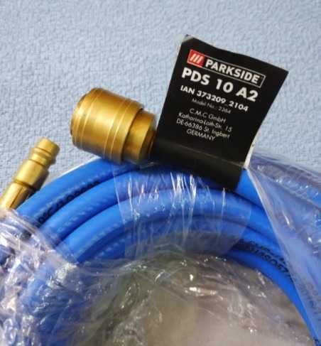 Маркуч за въздух под налягане PARKSIDE ПАРКСАЙД , 10 метра , 16 бара