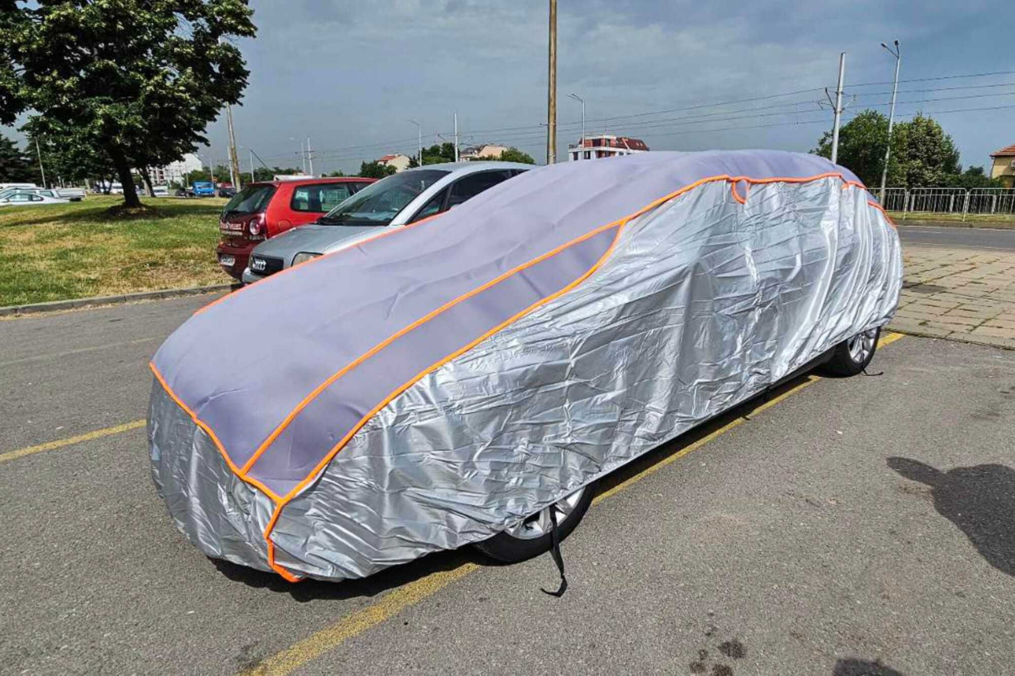 Покривало Guardian за автомобил против градушка размер XXL 580x177x120