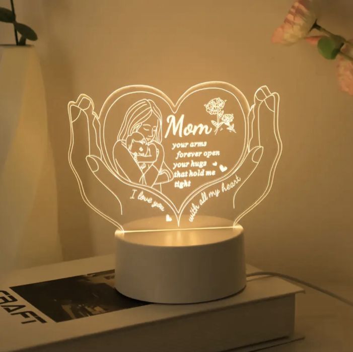 Lampa Decorativă cu Mesaj pentru Mamă – Ideea de Cadou Ideală