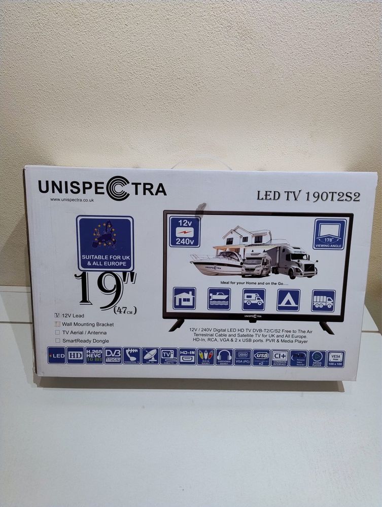 Led tv 190t2s2(nou)12v/240vpret 450!