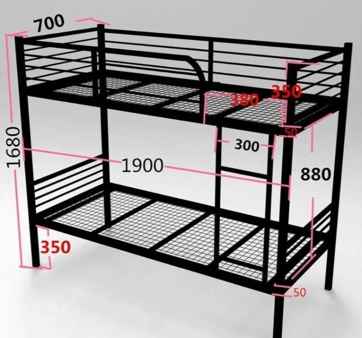 Кровати железные – самые прочные! Гарантия, доставка!
