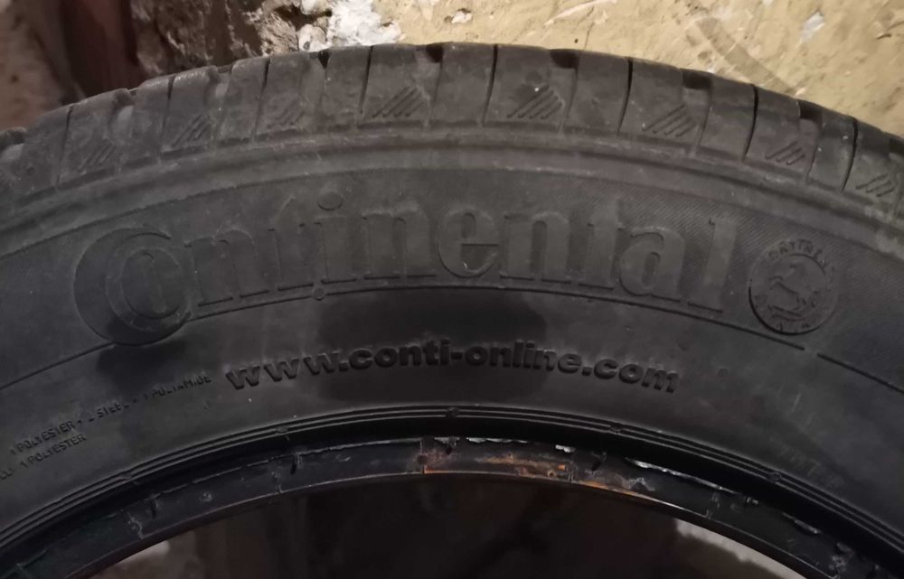 Продавам 4 броя Летни Гуми 185.65.15 на 1 сезон дот 2019 Контентал