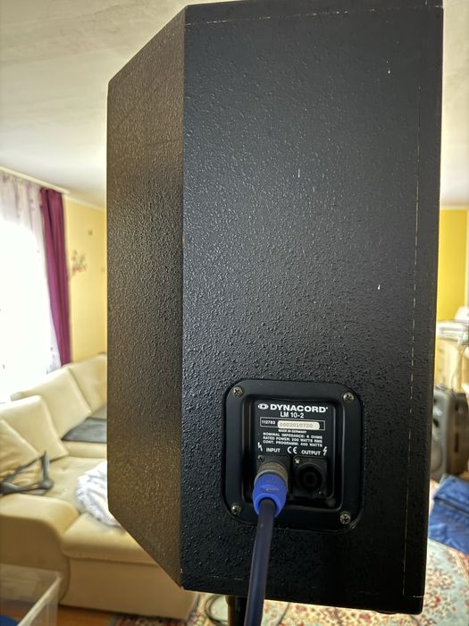 Vand sistem boxe Dynacord LM10-2 LM12-1 2 basi 2 topuri ca rcf fbt xa