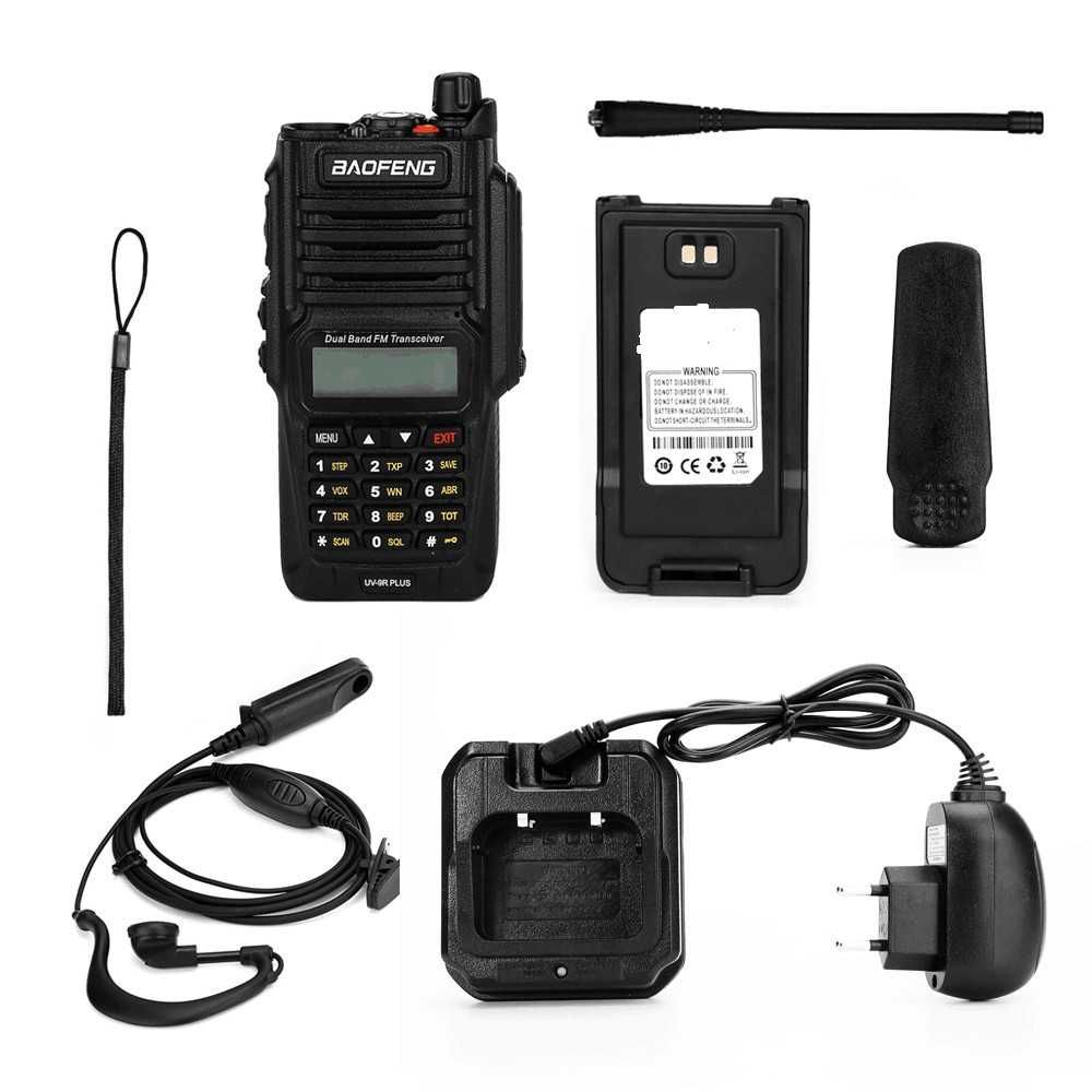 Новата версия 15w мощна водоустойчива радиостанция Baofeng UV-9R Plus