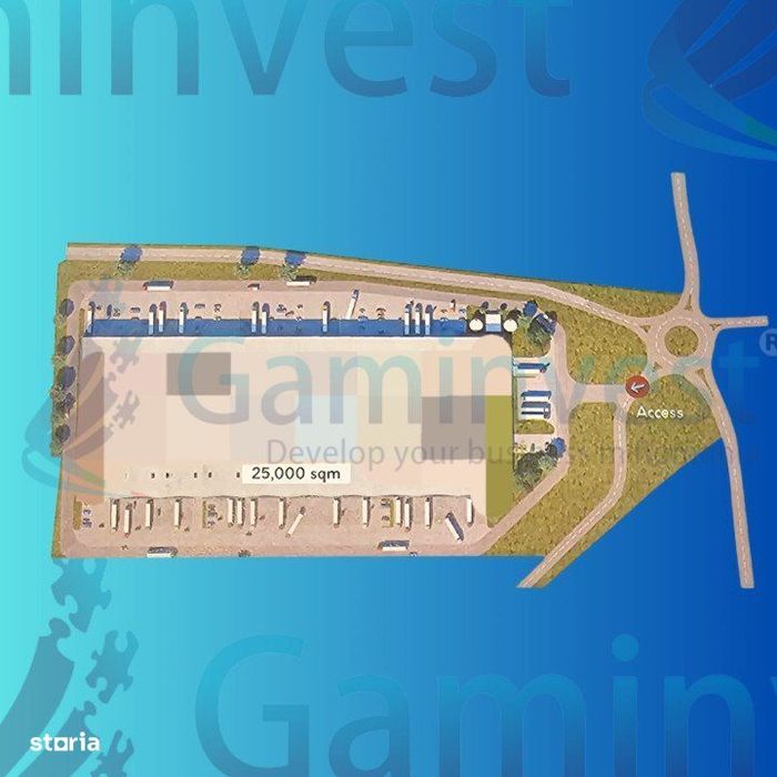 Gaminvest Hale industriale noi de inchiriat , Clasa A , Bacau A1863C