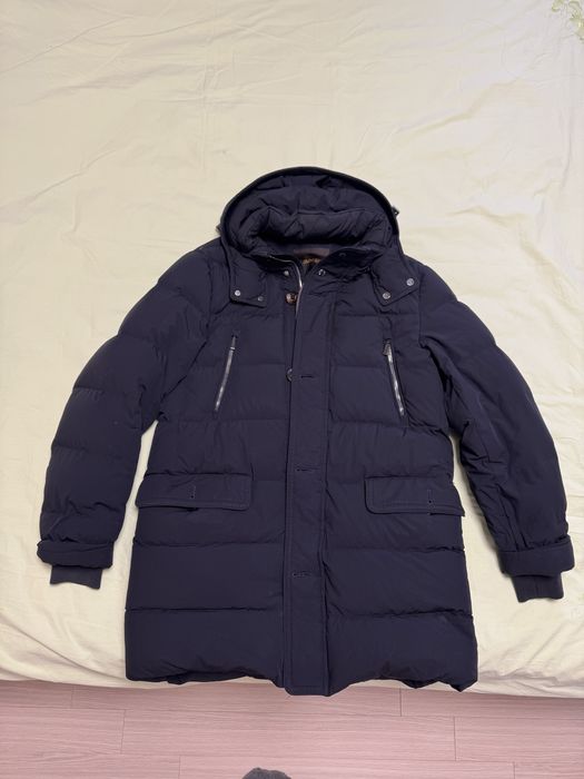 MooRER оригинал! Мужской пуховик, легкий, очень теплый, как новый!