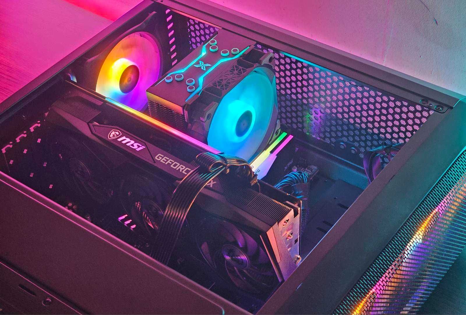 RTX 4070 Super/Ryzen 7-7700/RAM 32GB/SSD 1TB/Чисто Нов+Гаранция!