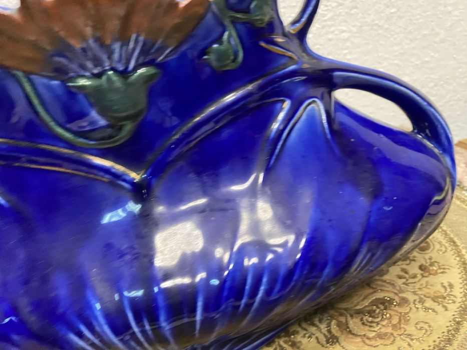 Италианска порцеланова кашпа жардиера