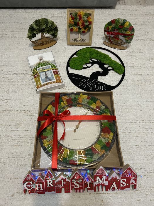 Disponibile decoratiuni cu licheni stabilizati