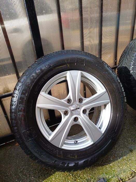 Roti aliaj  16 Zolli  215/ 70 R 16 T Semperit 17 zolli de iarna Mitsub