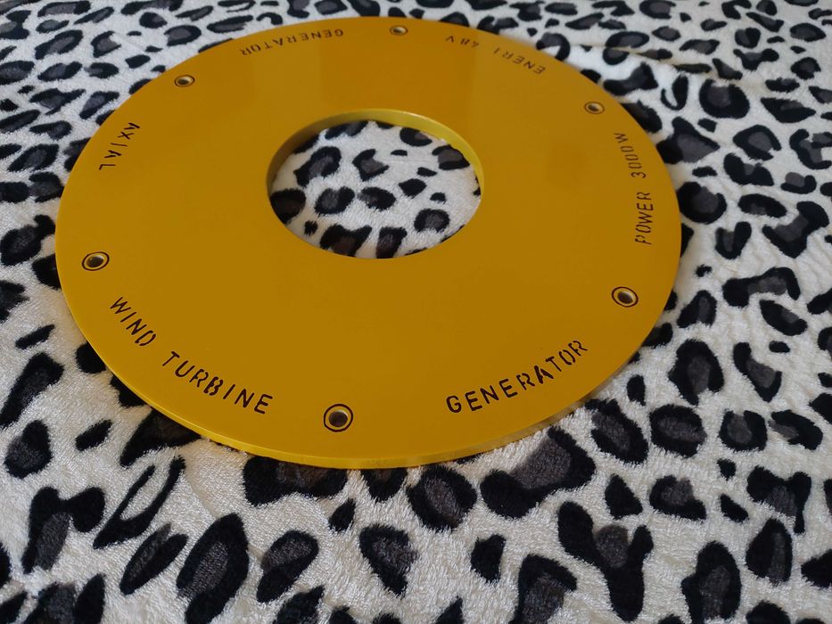 Stator generator PMG tip tesla fără frânare 3 KW.   60 V /  240 V