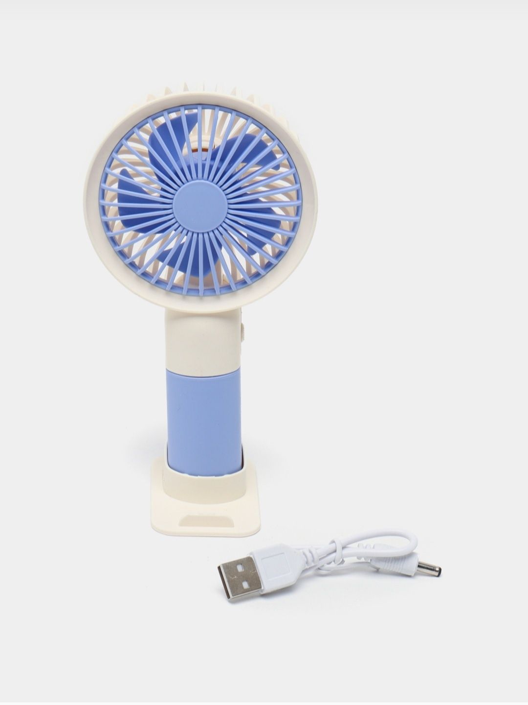 tez USB zaryadlovchi va telefon stendli portativ mini fan, 2 in 1