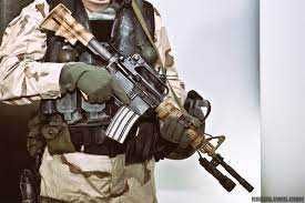 Airsoft Colt 723 - US Delta Force - Black Hawk Down - Airsoft Pe Arc