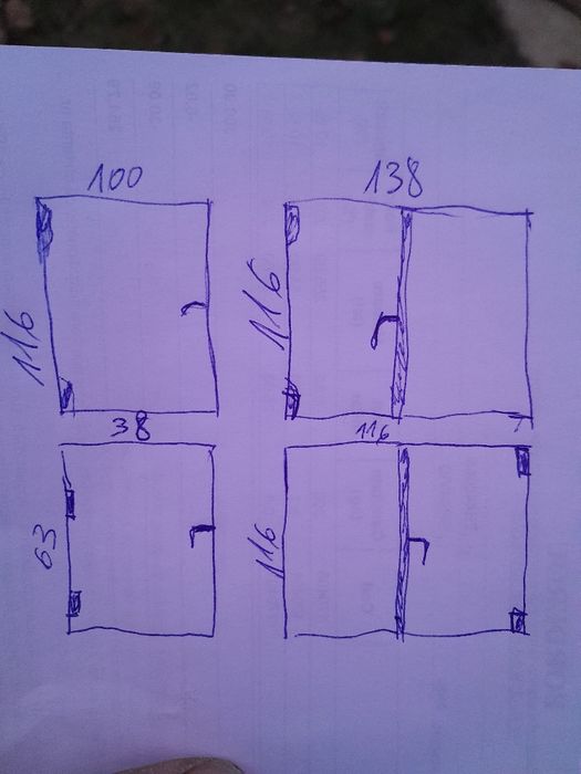 Vând 4 geamuri termopan