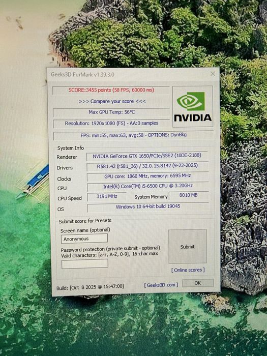 Placa video Gainward Pegasus GTX 1650 4gb GDDR6 Nvidia