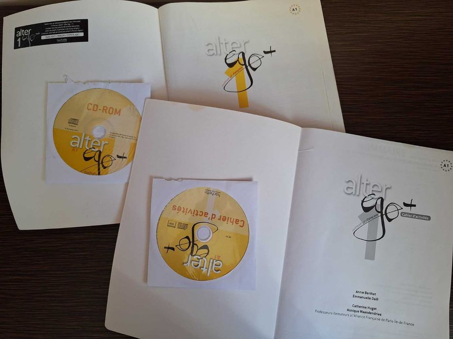 Учебник и учебна тетрадка А1.1-А1.2 Френски език Alter ego +