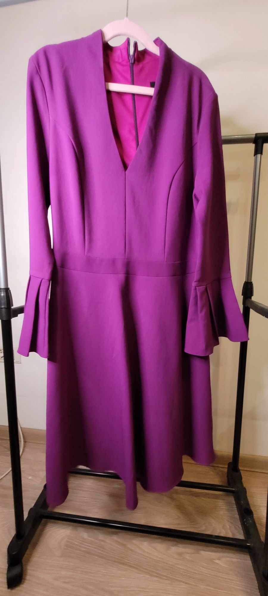 Rochie violet, noua, nepurtata, marimea M