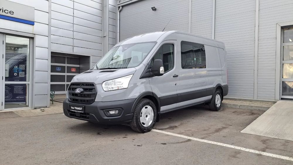 Ford NEW TRANSIT DCIV L3H2 6+1 T350 FWD Livrare din STOC / DCIV 7 Locuri+Van / Climatronic / SYNC IV / Carlig