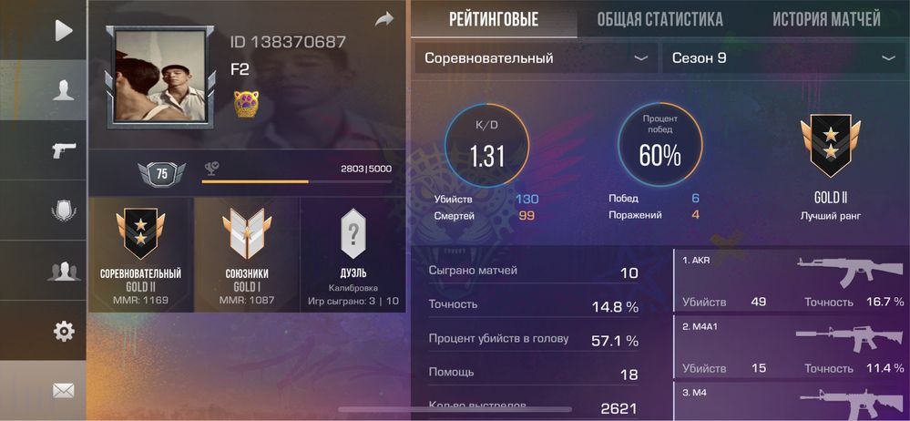 стандофф аккаунт