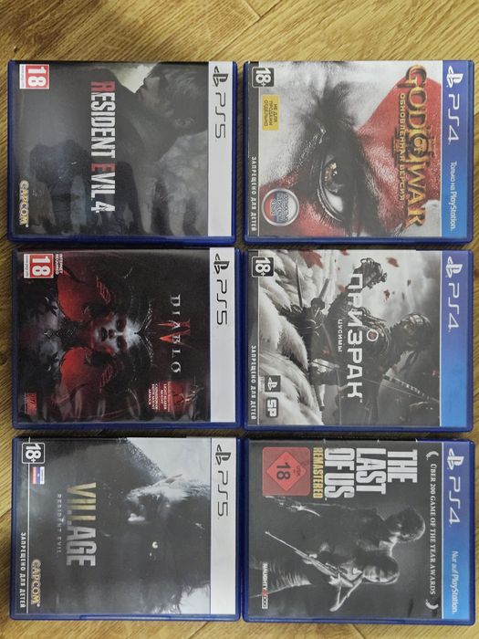 Диски пс4, пс5 игры для ps5