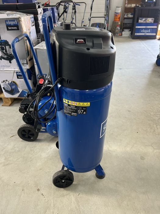 Компресор 10 бара, 50 л Scheppach HC51V 1500W