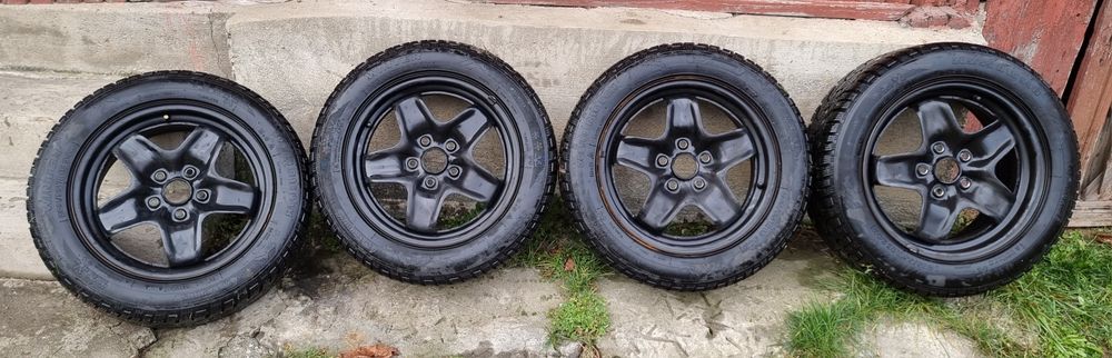 Vând jante + cauciucuri iarnă 205/55/R16