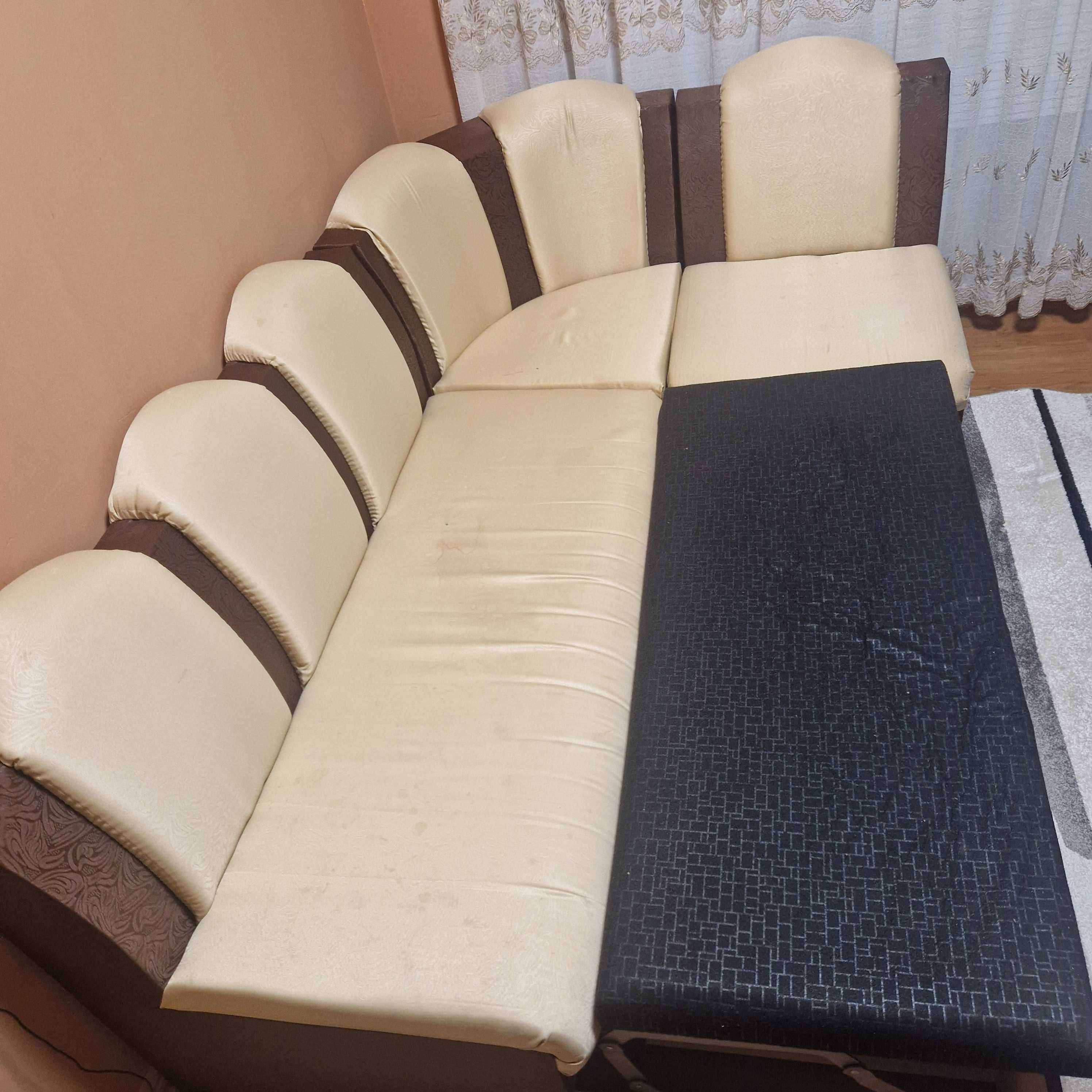 Ъглов диван с опция сън