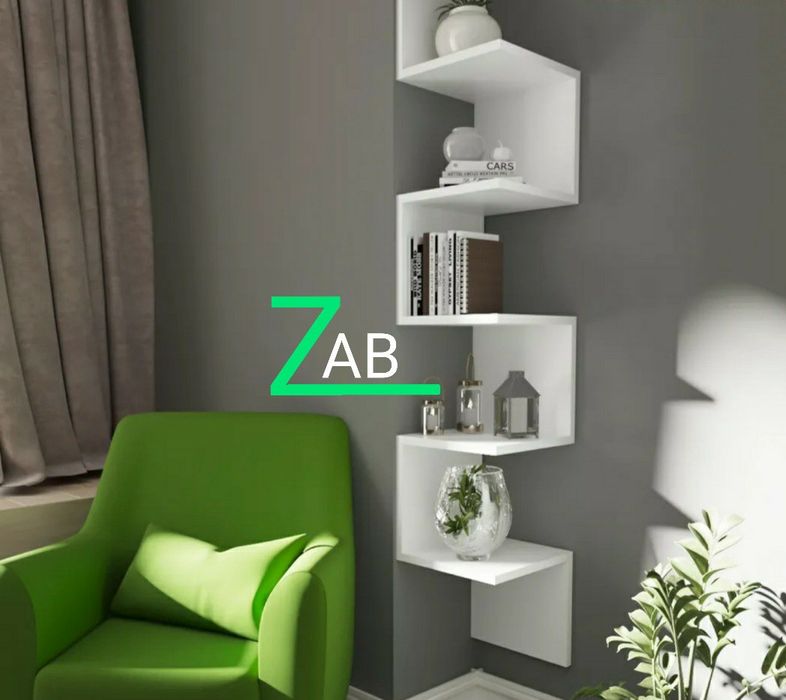 Подвесная угловая полка по низкой цене от производителя.