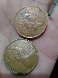 Vind doua monezi vechi Two pence,1996, și 1971