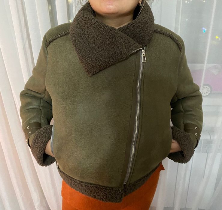 Дублёнка зимняя женский