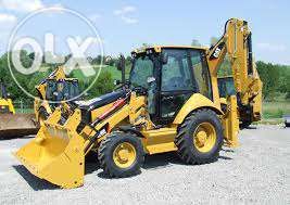 Buldoexcavator Buldo Caterpillar cu picon de inchiriat