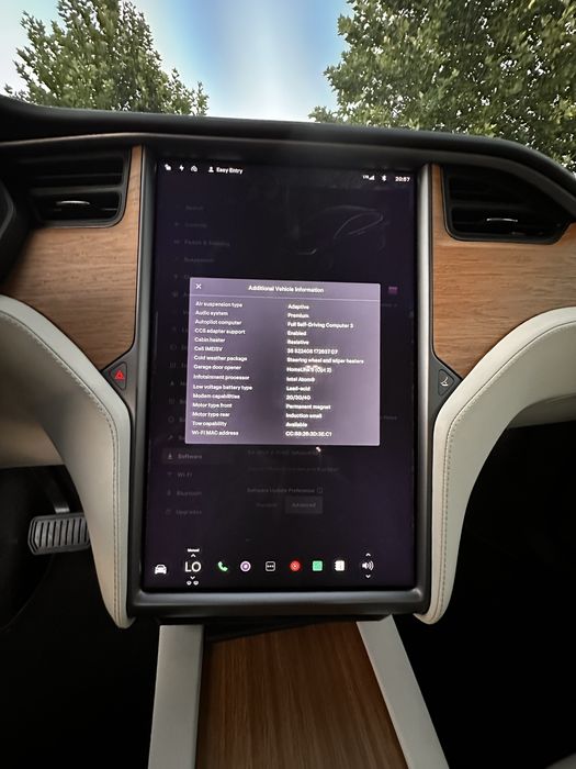 Vand Tesla model X Long Range 100D AWF, 2020