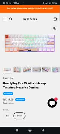 tastatura qwertykey rice