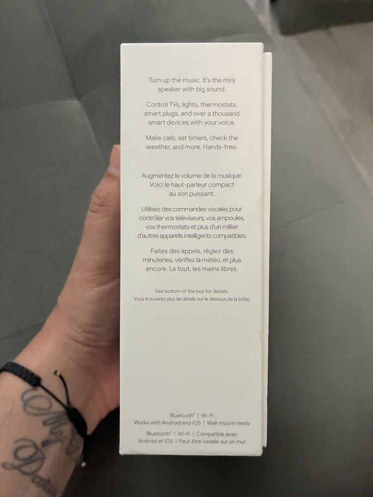 Google Nest Mini smart колонка