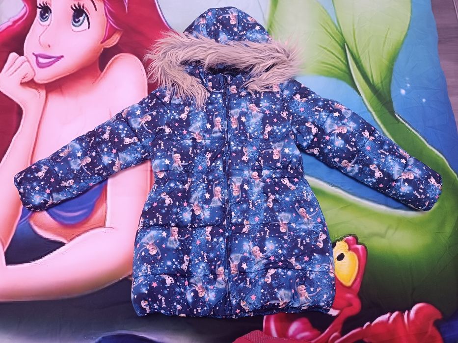 Geaca iarna Frozen 9-10 ani 140 cm