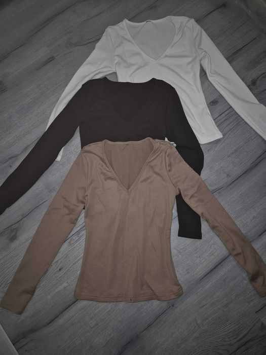 Set 3 Bluze fleece la interior dama xs s