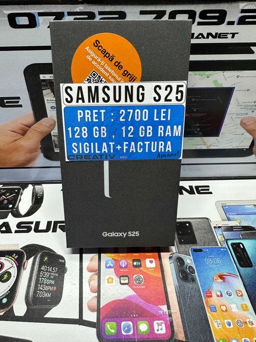 SAMSUNG S25 128 GB / SIGILAT+Factura/ CreativAmanet