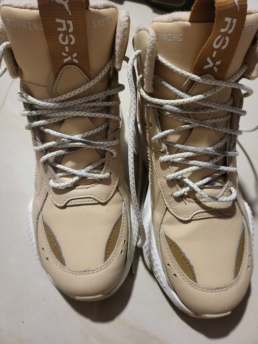 Puma RS-X Mid Leather ‘Light Sand ORGINAL NOU fara cutie 36 NEPURTATI