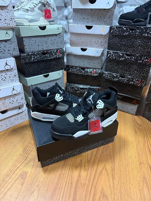 #TrueToSHoe# Nike Air Jordan 4 White Thunder - Livrare Cu Verificare -