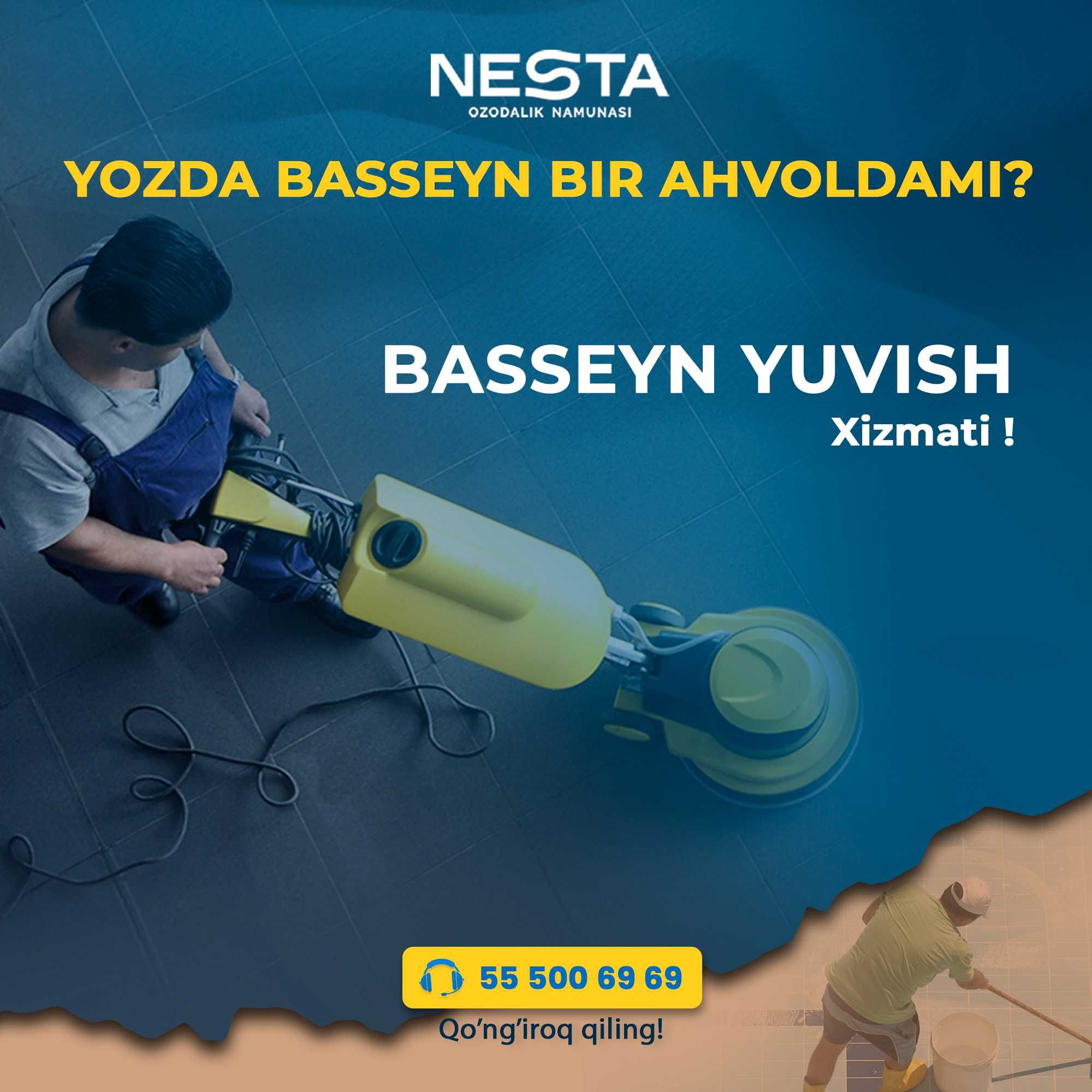 Gilam yuvish Jizzax Nesta - ozodalik namunasi.