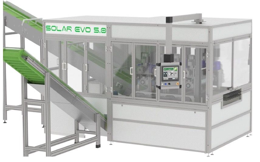 Linia reciclare panouri fotovoltaice