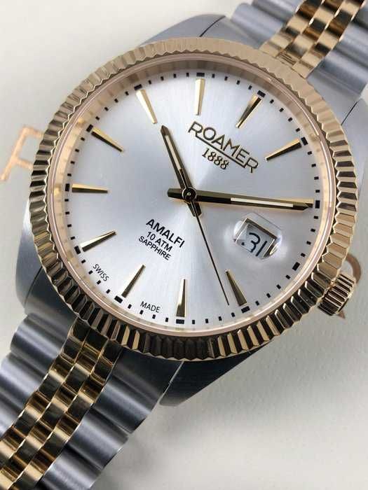 Мъжки швейцарски часовник Roamer, сапфир кристал, 100м, гаранция 24м