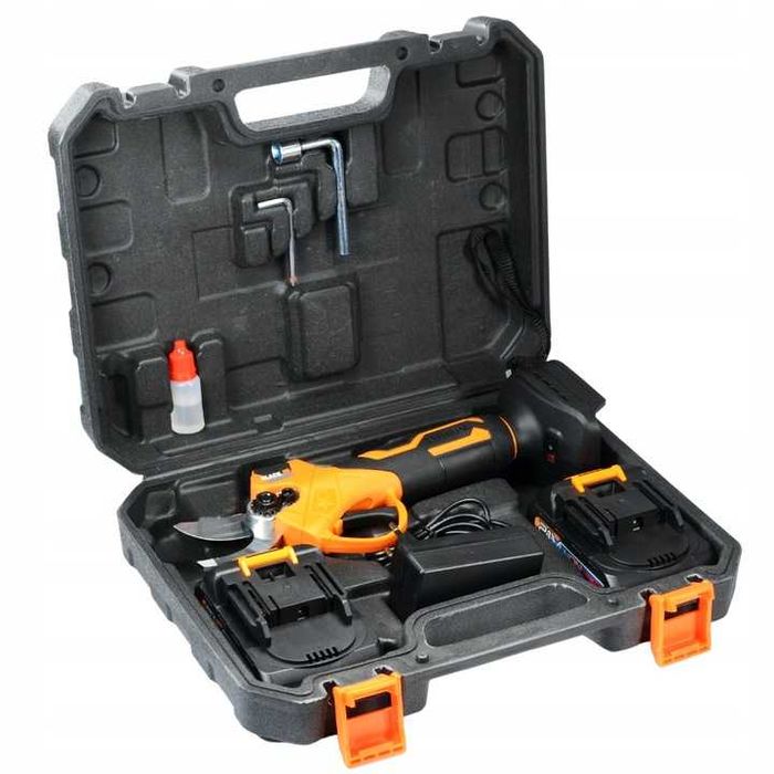 Foarfeca electrica taiat vita de vie crengi 2 baterii 21V 2Ah (53820)