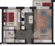 Apartament cu 2 camere Rainbow by Casa Nobel