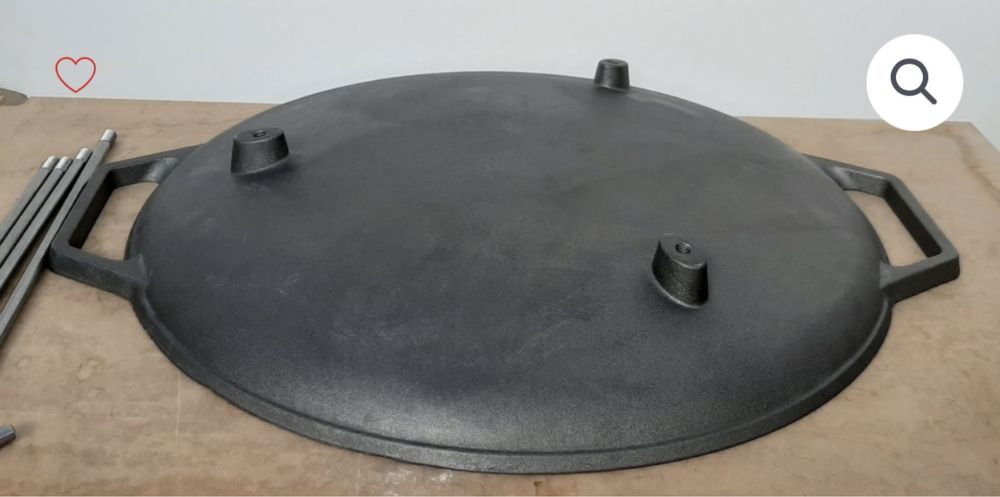 Disc din fontã curbat. 50 cm Nou , grill , camping