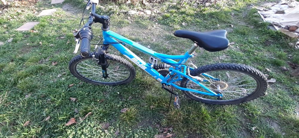 DHS Bicicleta Copii Turbo - 24 Inch, Albastru