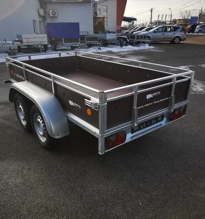 Remorca Cluj/ SUDATA, 2 Axe * 750 Kg: Dimensiuni 250*135*400 cm !