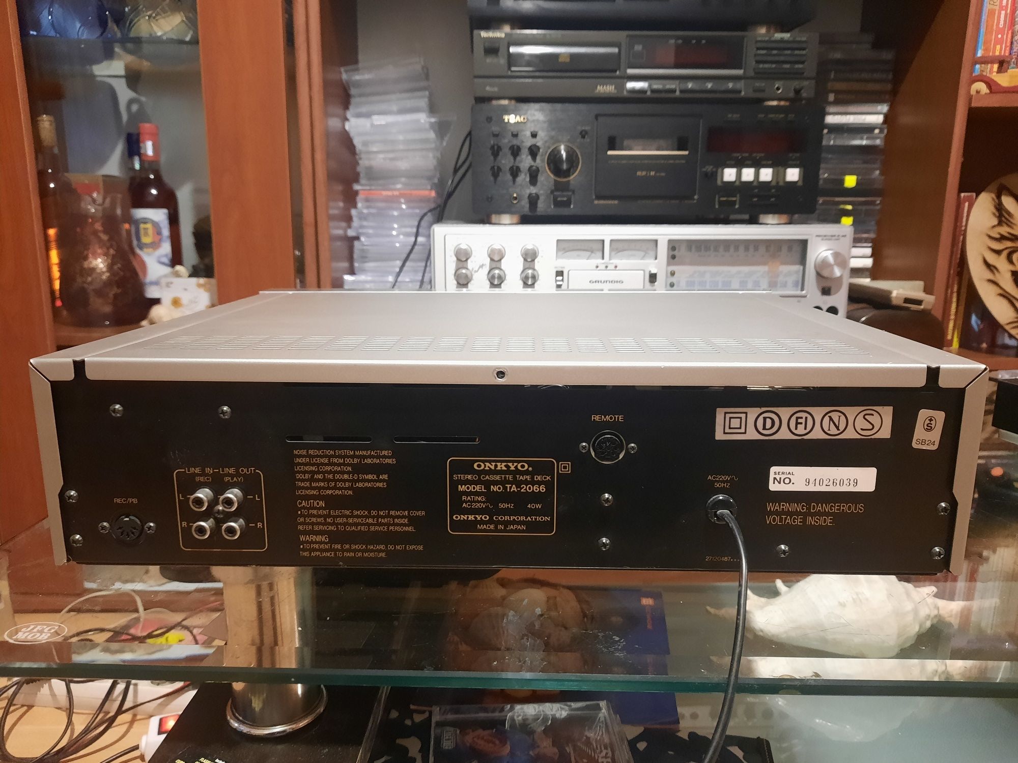 Deck Onkyo Ta 2066 DD cu 3 capete