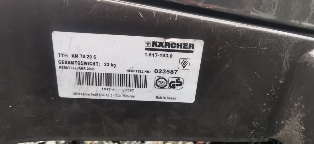 Karcher KM 70/20 C matura pt curte, hala, garaj