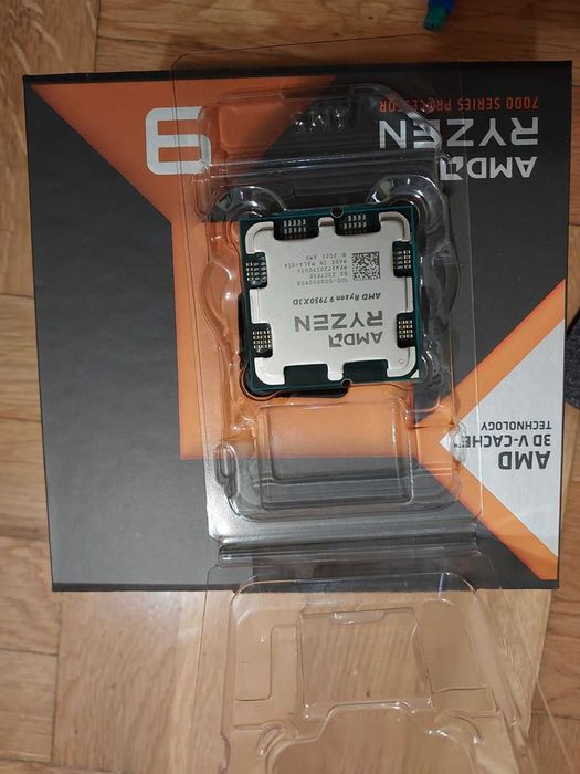 AMD Ryzen 9 7950X3D, 16-ядрен, 128MB L3 Cache